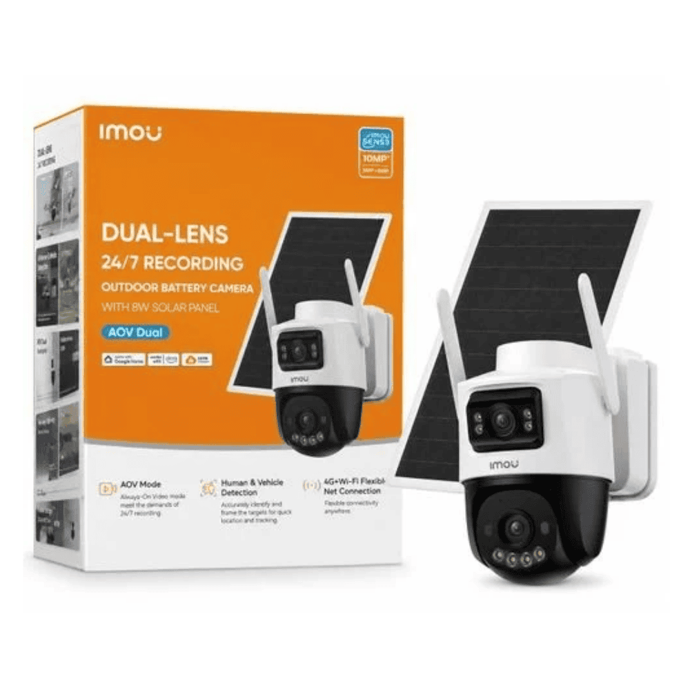 IMOU AOV Dual 10MP Solar-Powered 4G Security Camera